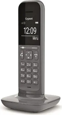 Obrázek produktu pro Gigaset CL390, Analog/DECT telefon, Bezdrátové sluchátko, Hlasitý odposlech, 150 pol., Identifikace volajícího, Šedá