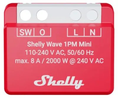 Obrázok produktu pre Shelly · Unterputz·""Wave 1PM Mini LR""· Z-Wave