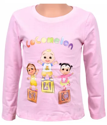 Produktbild von Langarmshirt CoComelon ABC Rosa 92 cm