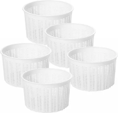 Produktbild von 5 x Käseform 11x9.5cm h: 7.2cm, Käseformen, Käseherstellung