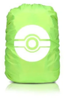 Immagine prodotto di Copertura antipioggia per zaino scolastico, colore verde "Elfenball", riflettente, capacità 35 litri
