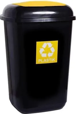 Immagine prodotto di Cestino Plafor, nero/giallo