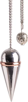 Produktbild von Schraubenpendel mit Kupferring, versilbert