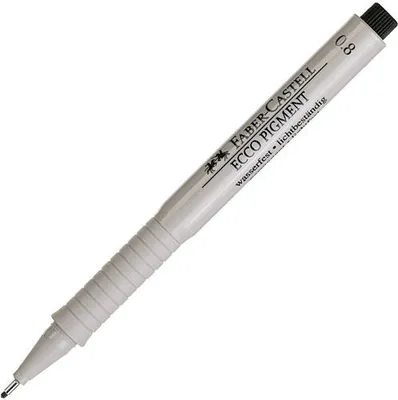 Produktbild von FABER-CASTELL Pigmentliner ECCO PIGMENT 0,8 mm schwarz