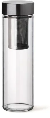 Produktbild von SIMAX Trinkflasche 0,5 Liter m. Edelstahldeckel + Sieb
