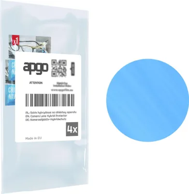 Produktbild von apgo 4 Stück Hybrid Kameraschutz, Kamera-Schutzglas kompatibel mit Tecno Pova 6, Linsenschutz, 9H Härte, Schutz für Kameraobjektiv, Anti-Kratzer, transparent