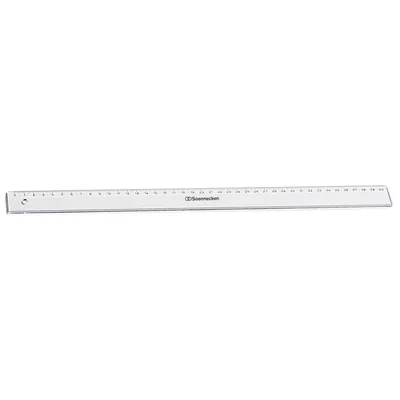 Produktbild von Soennecken Lineal 1822 40cm Kunststoff transparent