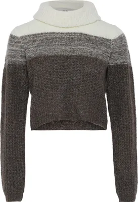 Image de Pull TANUNA pour femmes - gris multicolore, XS/S
