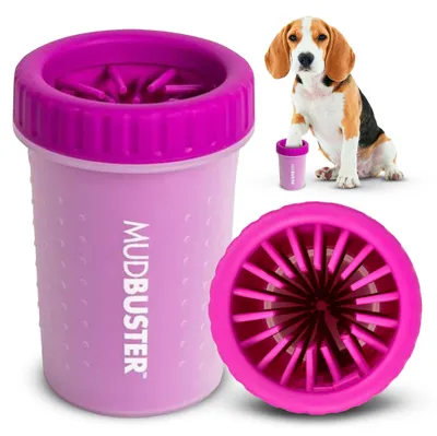 Produktbild von Dexas MudBuster Pfotenreiniger für Hunde, tragbar, Haustierbedarf und Hundezubeh