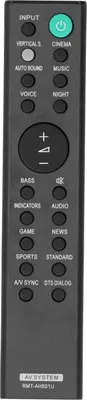 Obrázek produktu pro RMTAH501U Náhrada dálkového ovladače Soundbar pro reproduktor Sony HTX8500 Controller