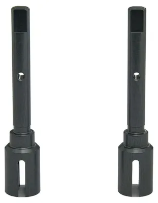 Antriebsgelenk für Tamiya TT-02, Aluminium, 2 Stück, grau