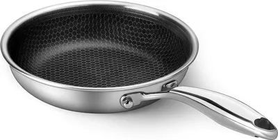 Produktbild von Innerwell Pfannensets aus Edelstahl 20+24+28 cm mit Deckel, Antihaft, Wabenbeschichtung
