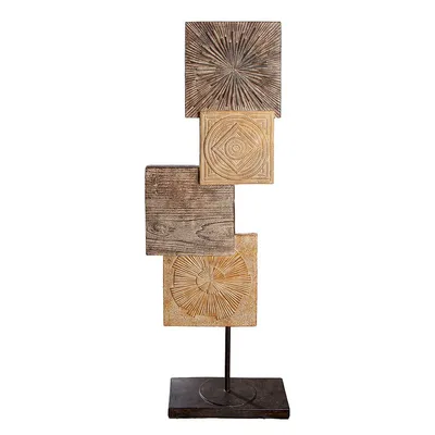 Zdjęcie produktu dla Gilde Skulptur, quadratisch, "Esculpida", orientalisch, Kunstharz, naturfarben, VE 1, L. 12 cm, B. 25 cm, H. 69 cm