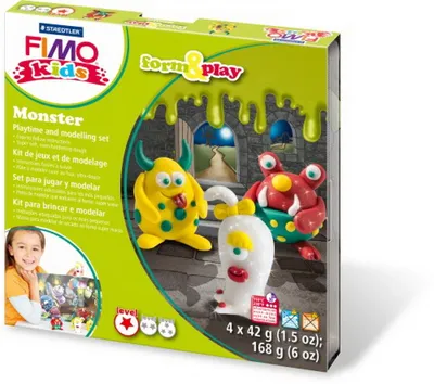 Produktbild von FIMO kids form & play Monster, 1 Stück