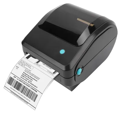 Produktbild von Bluetooth-Etikettendrucker, 4-Zoll-Thermodrucker, kabelloser USB-Anschluss, All-in-One-Gerät, 110 mm Papierbreite für Versandetiketten, klein