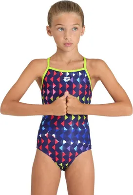 Immagine prodotto di Arena costume da bagno bambina Carnevale Lightdrop Back Softgreen/Multi