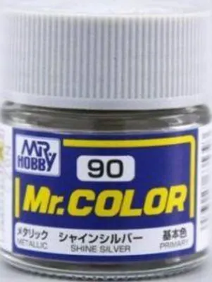 Produktbild von Mr Hobby - Gunze C-090 - Mr. Color (10 ml), Shine Silver