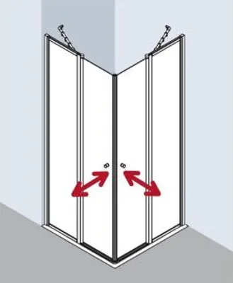 Produktbild von Kermi N2ESR0701711K Eck-Halbteil rechts Nova 2000 ESR 0700x