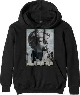 Immagine prodotto di Felpa nera 2Pac LA Skyline Black S