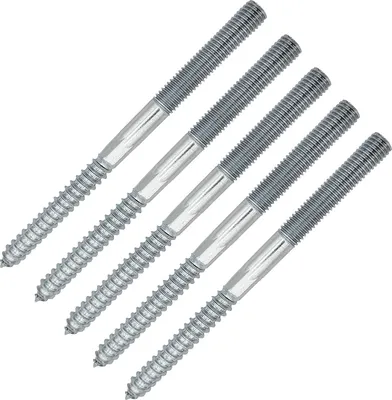Produktbild von 5 x Stockschraube M10 x 140 mm verzinkt