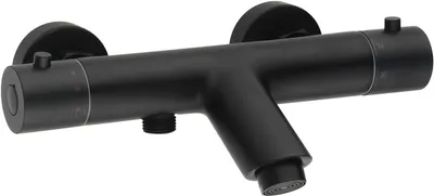 Productafbeelding van Badthermostaat 15 cm - Mat Zwart