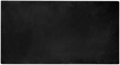 Produktbild von Rechteckiger Kunstfell-Läufer für das Wohnzimmer, rutschfester Teppich aus weichem Kunstkaninchenfell für Schlafzimmer und Flur, Polyester, Schwarz, 80 x 150 cm