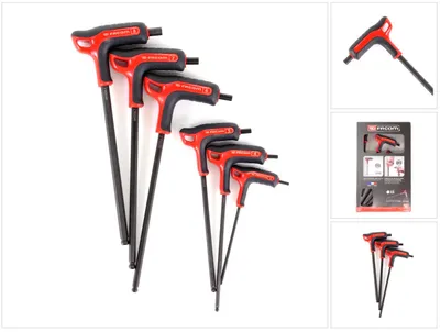 Produktbild von Facom Stiftschluessel T-Griff, Halter 6-tlg