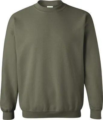 Produktbild von Gildan - Sweatshirt Rundhalsausschnitt für Herren/Damen Uni FK3052 (S) (Militärgrün)