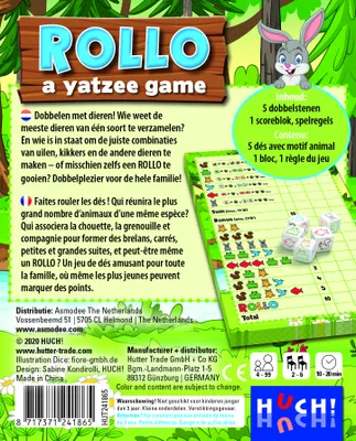 Produktbild von Roll: Ein Yahtzee-Spiel – Dieren NL/FR
