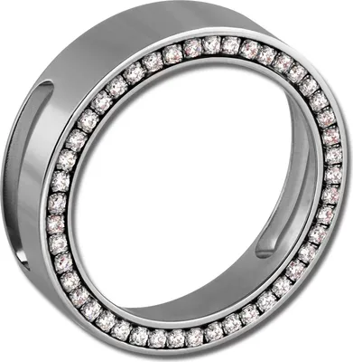 Produktbild von Amello Coins Schmuck Edelstahl Zirkonia weiß Kettenanhänger silber Damen ESC081W