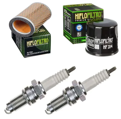 Immagine prodotto di Kit di manutenzione per Triumph Scrambler 865 EFI 2008-2017: filtri e candele di accensione di pamoto - Nuovo