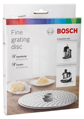 Obrázok produktu pre Bosch MUZ9FG1, Strúhadlo, Nerezová oceľ, Nerezová oceľ, Nerezová oceľ, OptiMUM, Cookit