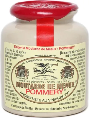 Produktbild von Pommery Moutarde de Meaux französischer Senf körnig im Tontopf 500g