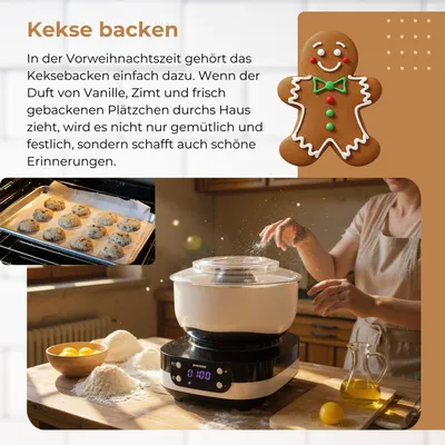 Immagine prodotto di 5,0 l Küchenmaschine Zaurak | Teigknetmaschine | Rührmaschine