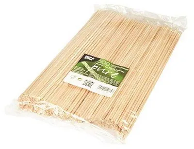 Productafbeelding van Houten Sjasliekspiesen - 500 Stuks - 30 cm Lang, 3 mm Diameter