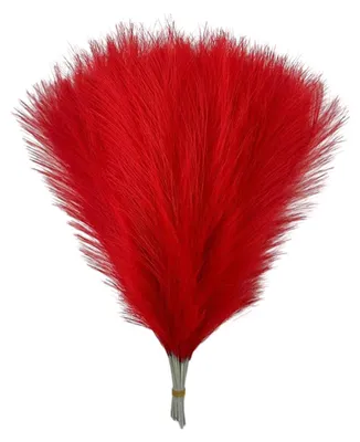 Produktbild von 10 künstliche Pampasgras-Dekorationen, realistisch flauschig, hoch, künstlich, getrocknetes Gras, für Zuhause, Büro, Hochzeit, Party, Tischdekoration im Boho-Stil