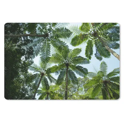 Produktbild von MuchoWow® Schreibtischunterlage Bäume und Blätter im Dschungel 60x40 cm - XXL Mauspad - Großes Mauspad