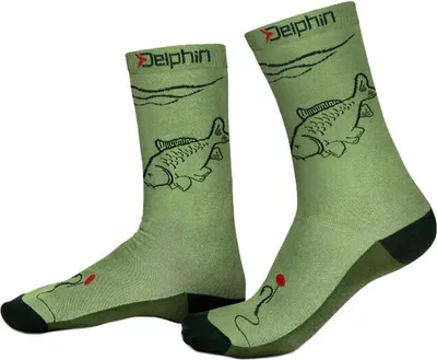 Immagine prodotto di Calzini Delphin Verde Carpa 41-46