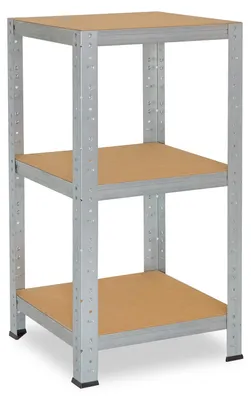 Obrázok produktu pre shelfplaza HOME 90x60x60 cm ťažký regál v pozinkovaný s 3 policami a nosnosťou 175 kg na jednu policu