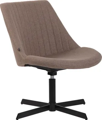 Produktbild von CLP Lounger Granby Stoff mit Metallgestell und Rückenlehne taupe