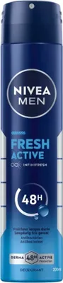 Produktbild von Nivea - Deo Spray XL - Fresh Active - 48 Stunden Langzeitwirkung - 200 ml - 1 Stück