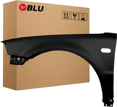 Image de BLU Aile Compatible avec VW Volkswagen Passat B5 FL LC9Z Gauche Schwarz BlackMagic | 2000-2005 | Avant | Peint| Prêt à Monter | Acier