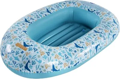 Produktbild von Little Dutch Ocean Dreams Boot Blau 100x67 cm, Blau, Aufsitz-Schwimmer, Muster, Kunststoff, 3 Jahr(e), Junge
