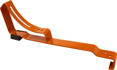 Produktbild von DAPRONA Laufroststütze für Dachtritt und Laufrost 48,5cm, für gewellte Dachziegel, verzinkt Ziegelrot, Dachtritte für Schornsteinfeger