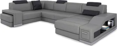 Zdjęcie produktu dla Narożnik w kształcie litery U Narożnik w kształcie litery U Podświetlana diodami LED sofa sofa sofa sofa sofa