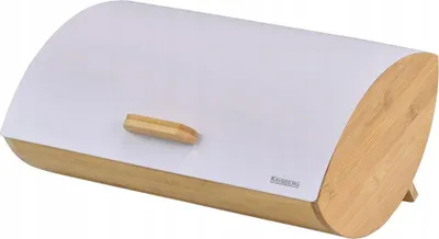 Produktbild von Krisberg Brotdose – Frischhaltebox – Bambus/Edelstahl – Weiß
