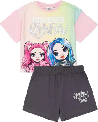 Produktbild von Rainbow High - "Be Bold" pyžamo s kraťasy pro dívky NS7348 (146) (Barevné)