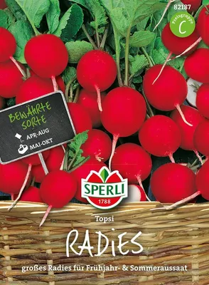 Produktbild von Radies ''Topsi'' großes Radies für Frühjahr- & Sommeraussaat