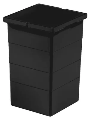Obrázek produktu pro Hailo Inneneimer 1225979 tiefschwarz 15 L 226 x 233 x 350 mm