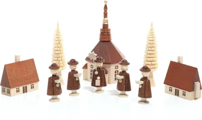 Obrázek produktu pro Stolní dekorace Kurrende ŠxVxH(kostel) cca 7x11x7 cm NOVINKA